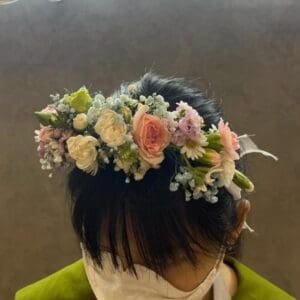 Wrist Corsage - Boutonnière - Flowers Crown 08