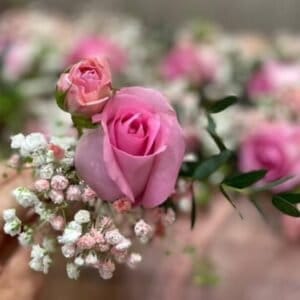 Wrist Corsage - Boutonnière - Flowers Crown 05