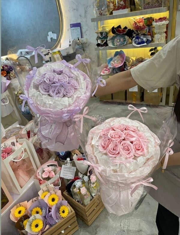 Dreamy Romance Rose (soap flower)