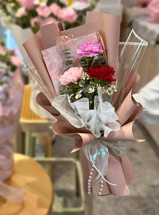 Trio Of Love - Fresh Flowers