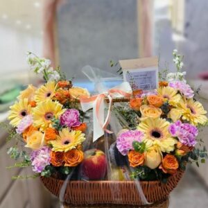 Golden Glow Harvest Basket