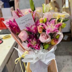 Rosy Lily Elegance